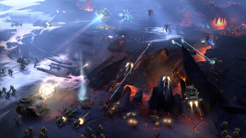 Image of Dawn of War III gameplay.
