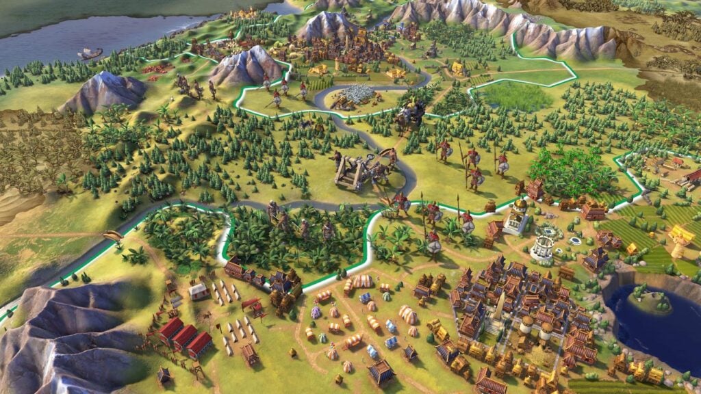  An official picture of Civilization VI.
