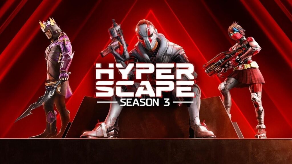 The official wallpaper of Hyper Scape. 
