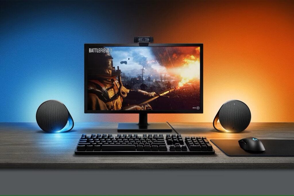  battlefield 1 is being played on a gaming monitor. 