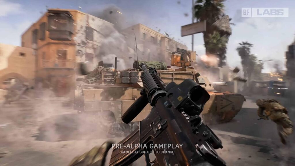 An official picture of Battlefield Labs.
