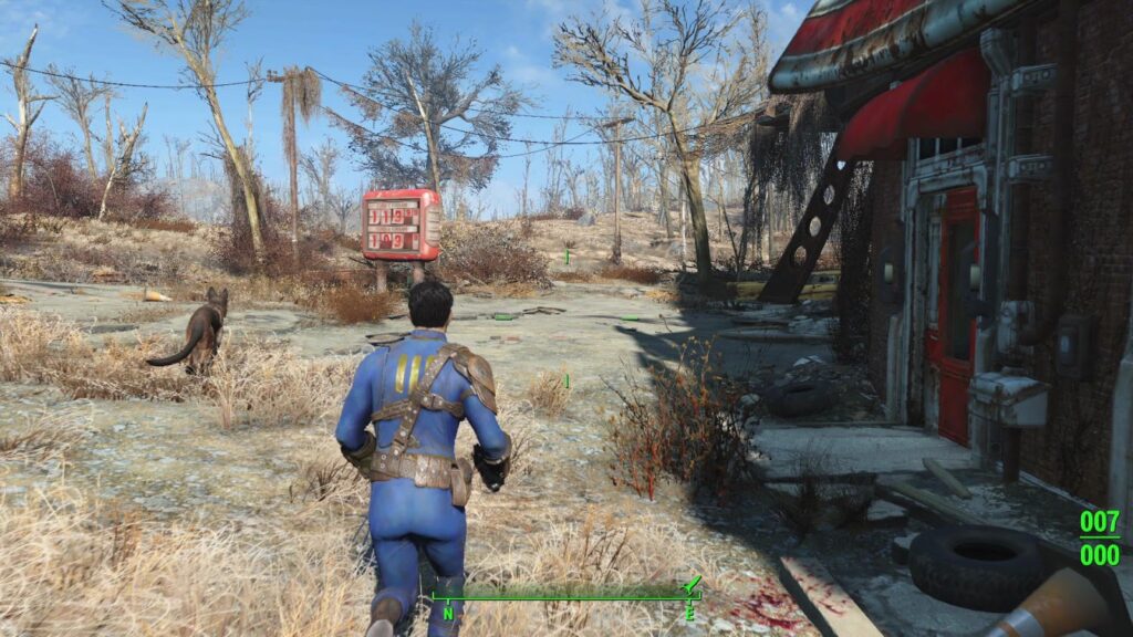 explore the vast environments of Fallout 4. 
