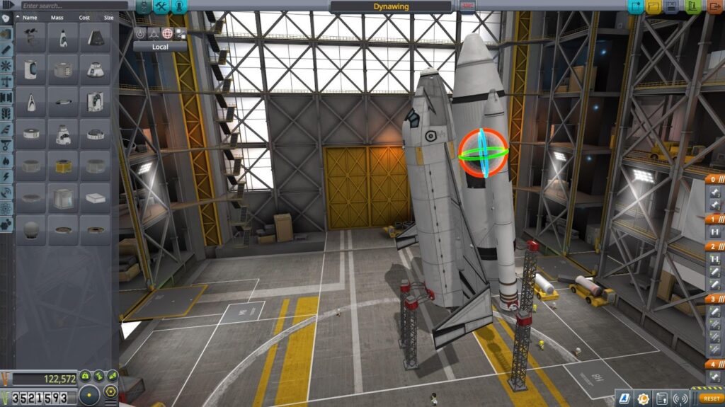 Image of Kerbal Space Program gameplay.
