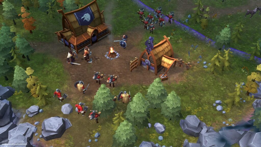  Image of Northgard gameplay.
