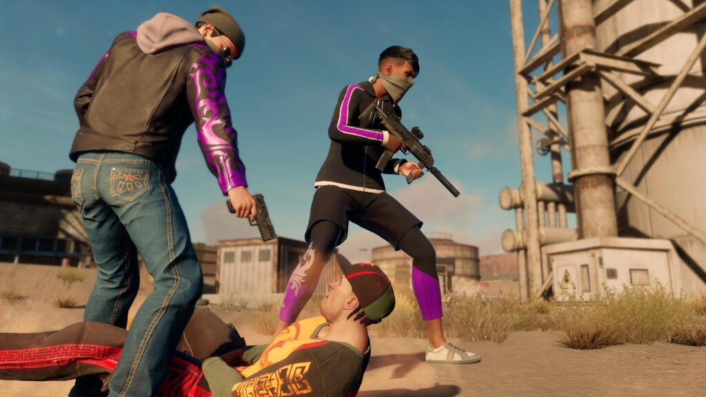fight other gangs in Saints Row (2022).
