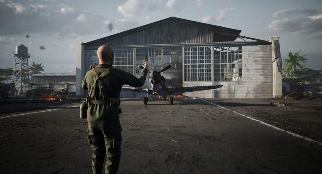 An official picture of Medic: Pacific War.