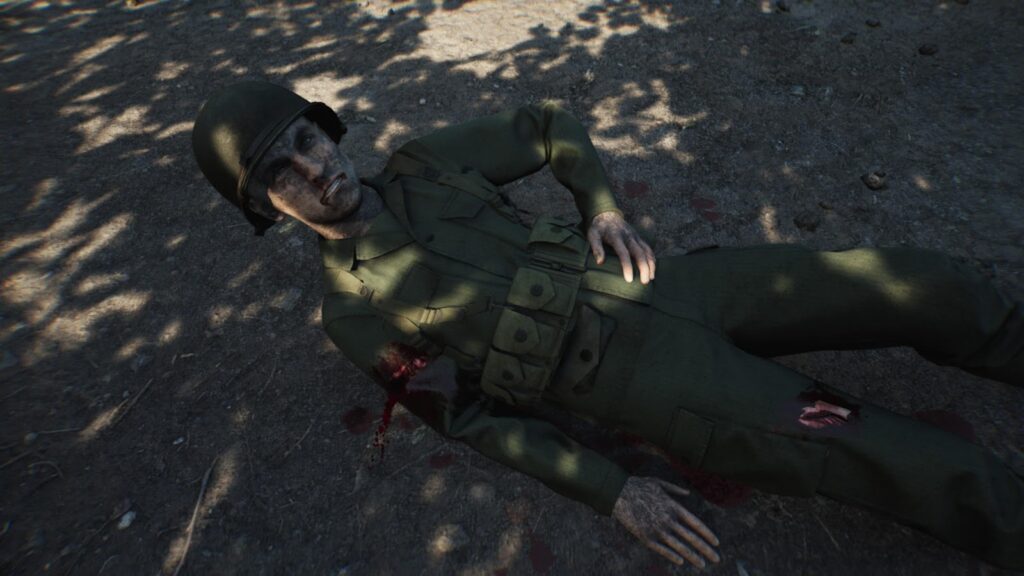 An official picture of Medic: Pacific War.
