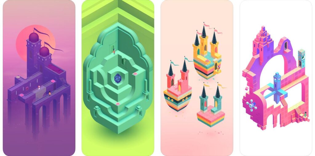 the colorful world of Monument Valley 2. 