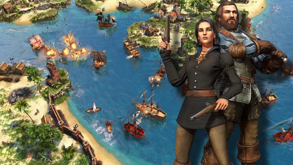 Official art of Age of Empires III: Definitive Edition.
 