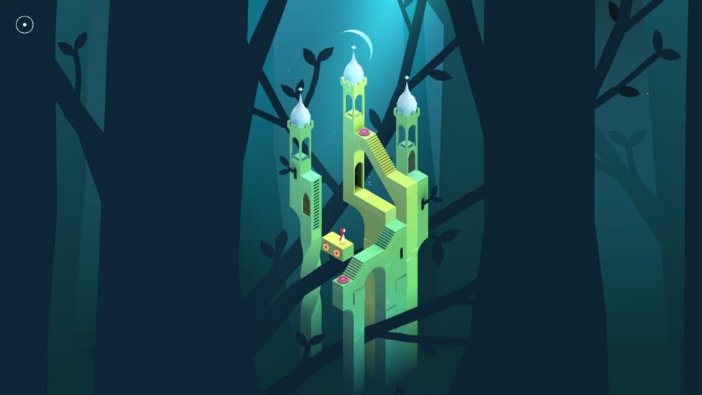stylized design of Monument Valley 2. 
