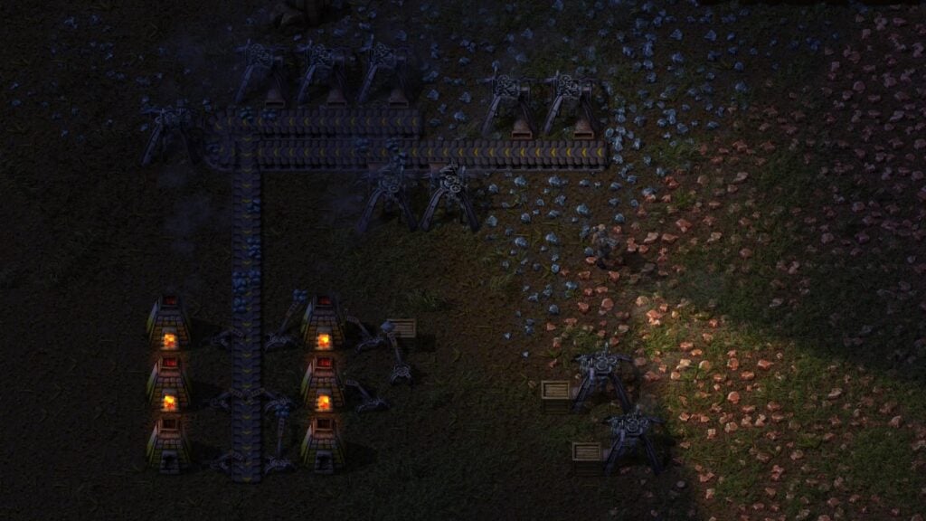  Image of Factorio gameplay.
