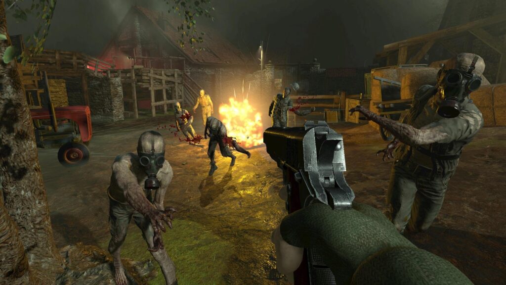 An official picture of Zombie Army VR.
