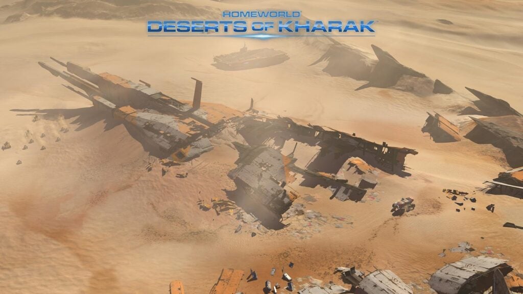 An official picture of HomeWorld: Deserts of Kharak.
