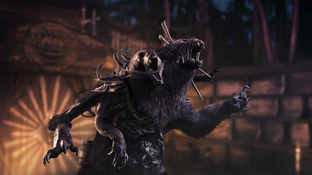 a scary-looking monster in Hunt: Showdown. 