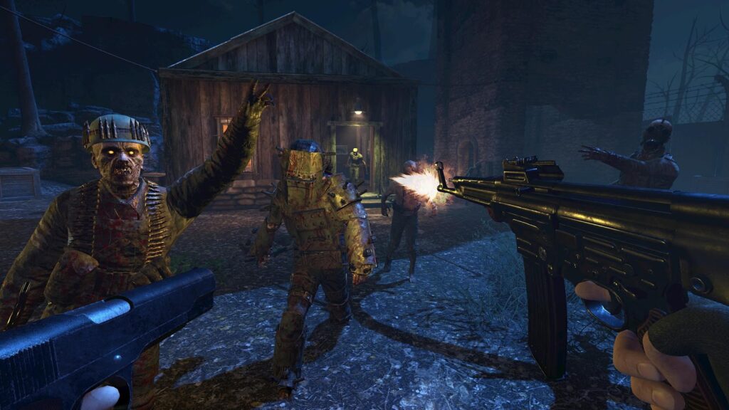 An official picture of Zombie Army VR.
