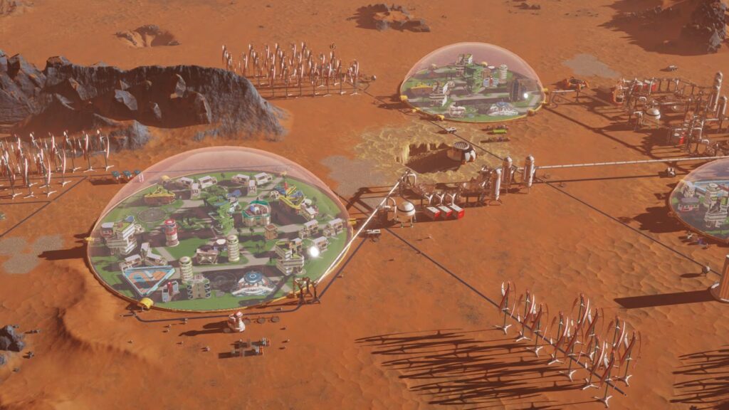  Image of Surviving Mars gameplay.
