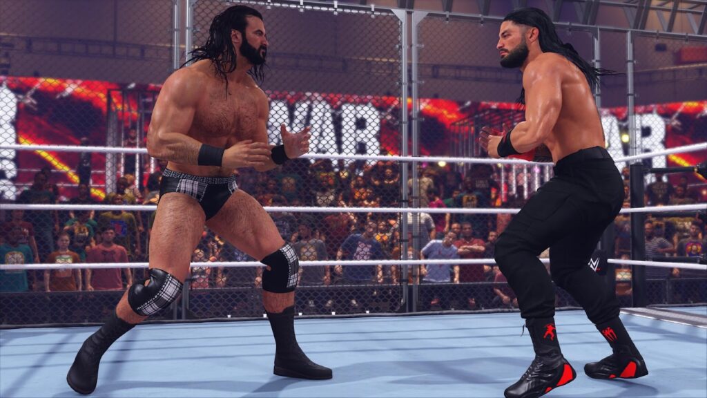 a screenshot of WWE 2K23.
