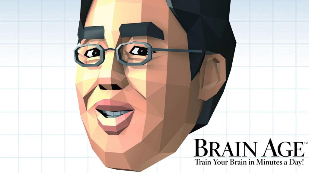 Official art of Brain Age: Train Your Brain in Minutes a Day gameplay.
