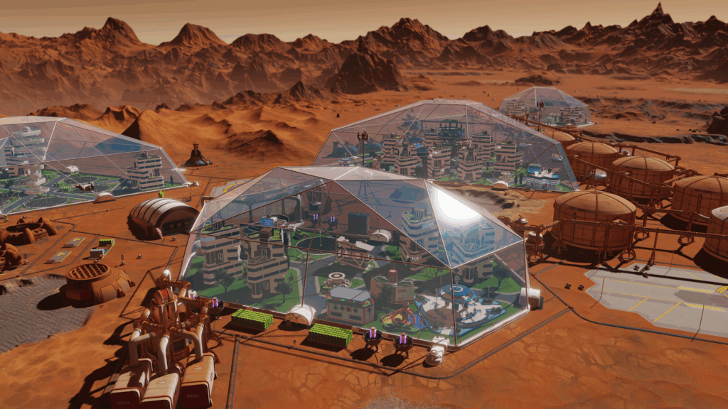 Image of Surviving Mars gameplay.
