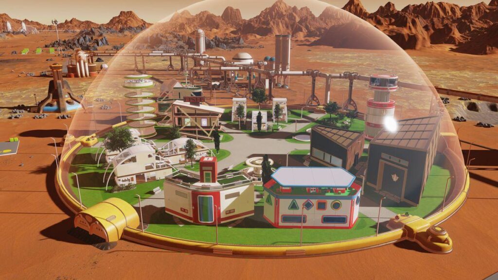 Image of Surviving Mars gameplay.

