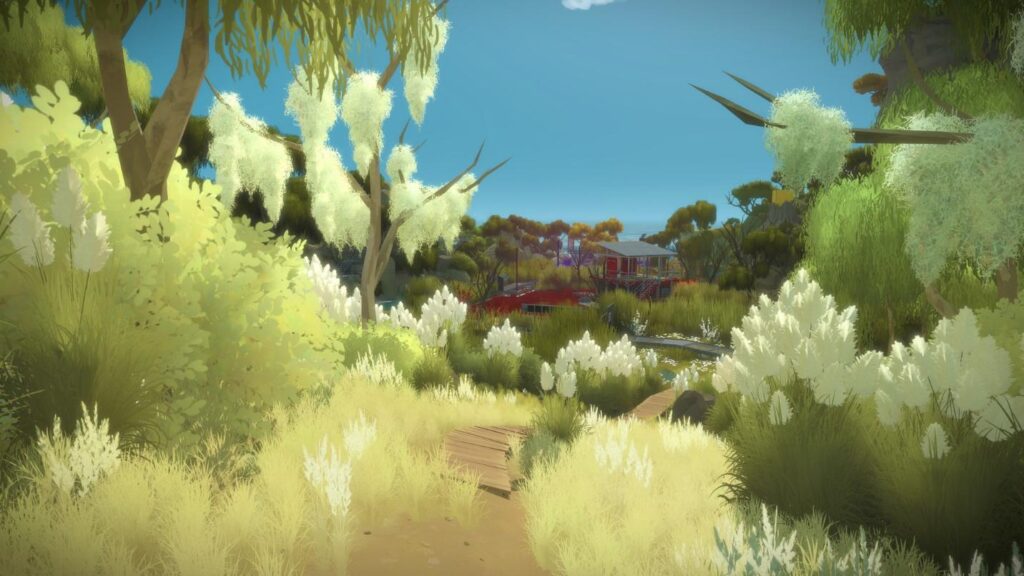 the vibrant world of The Witness. 
