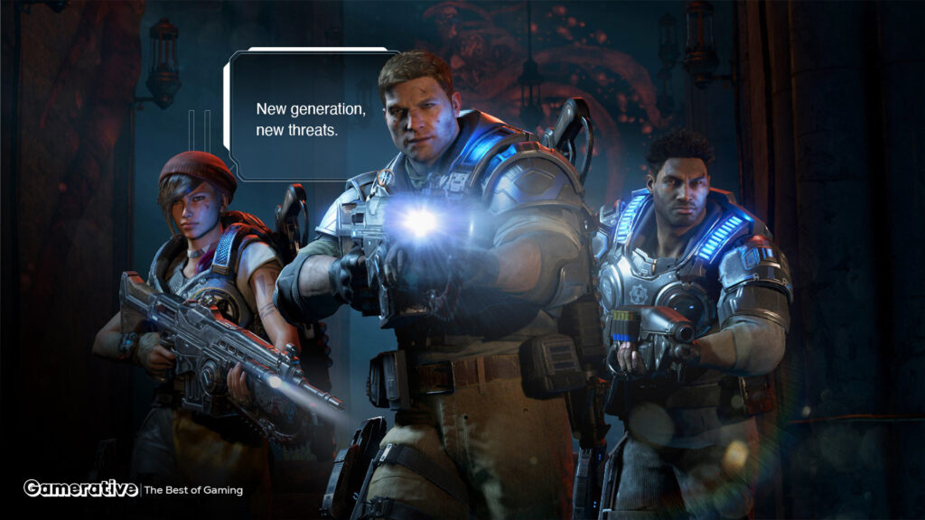 A wallpaper of Gears of War 4