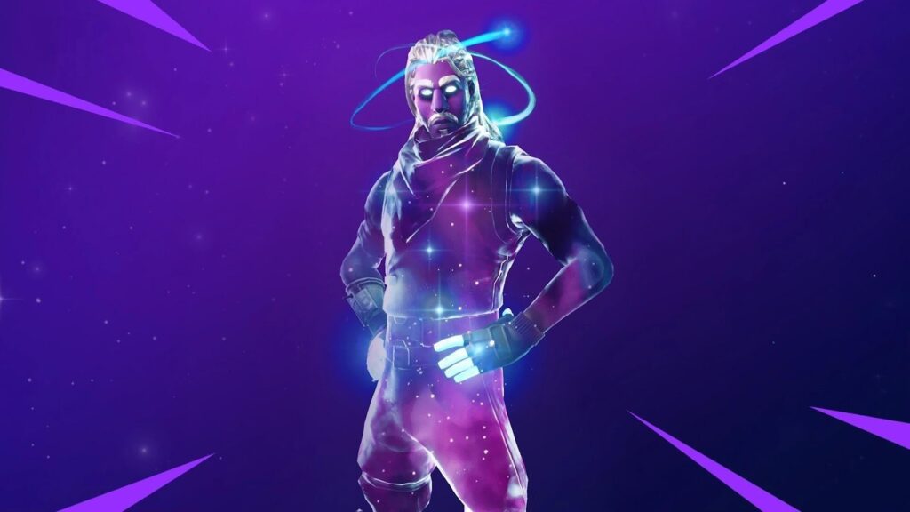 one of the Fortnite characters in space.
