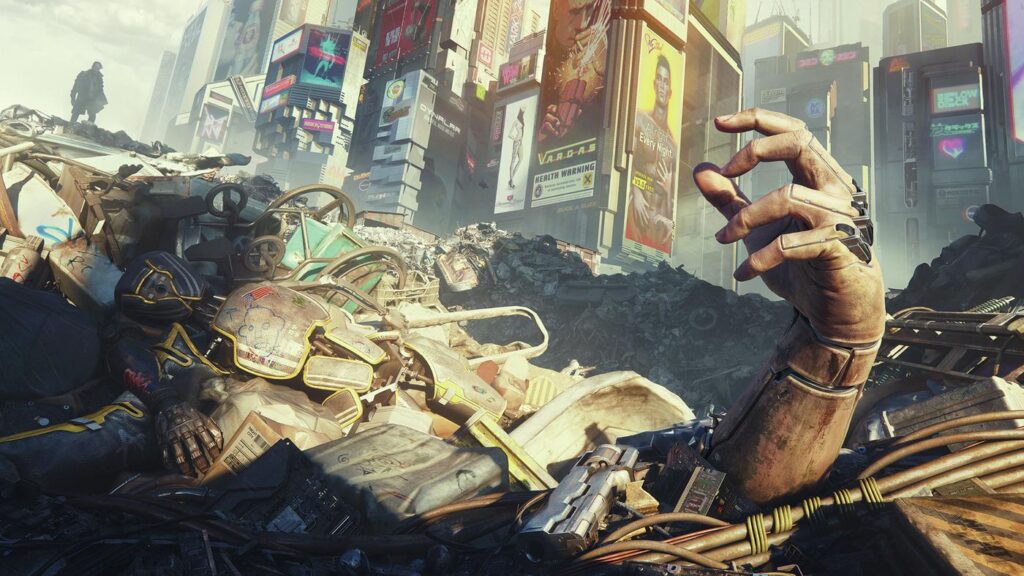 a picture of Cyberpunk 2077.
