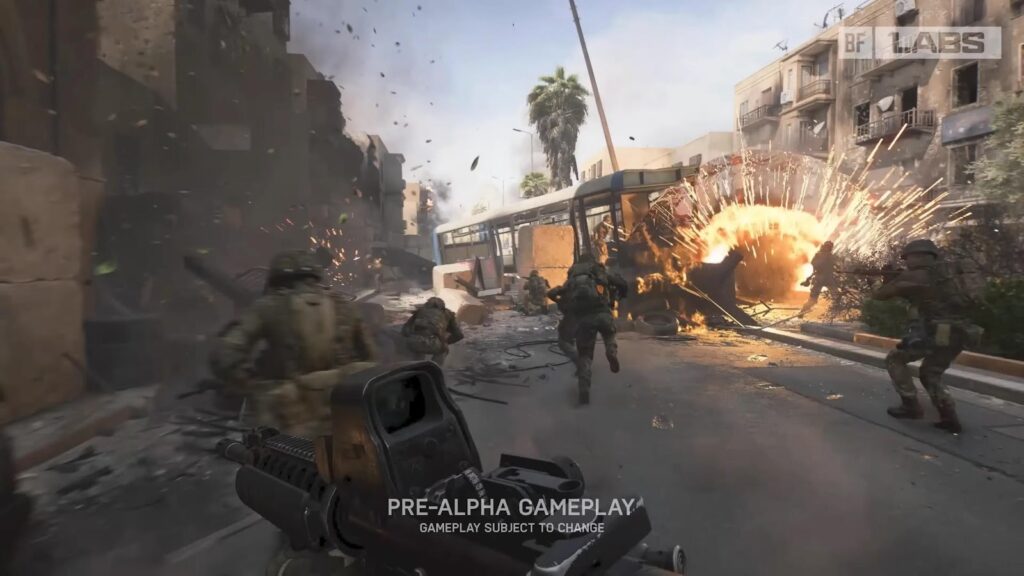 An official picture of Battlefield Labs.
