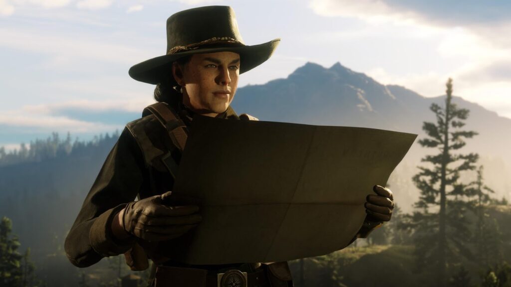 create your character and explore the vast landscapes of the Wild West. 
