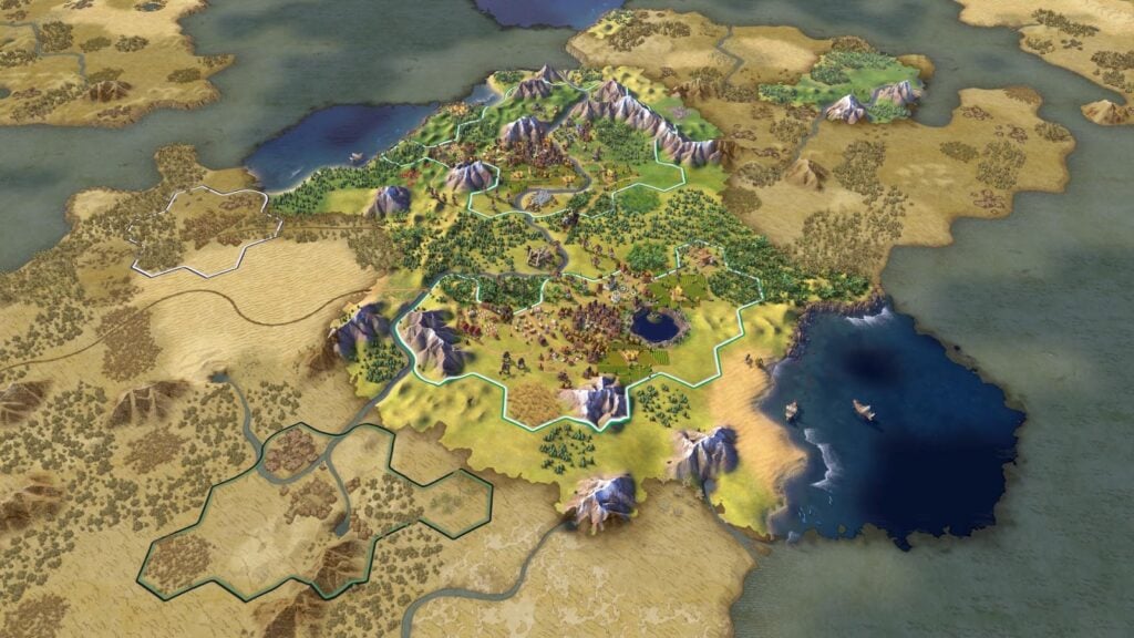  Image of Civilization VI gameplay.
