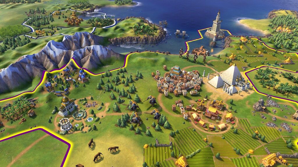  Image of Civilization VI gameplay.
