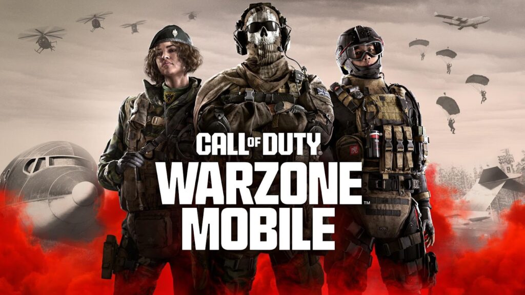  a wallpaper of Call of Duty: Warzone featuring Ghost in the center. 