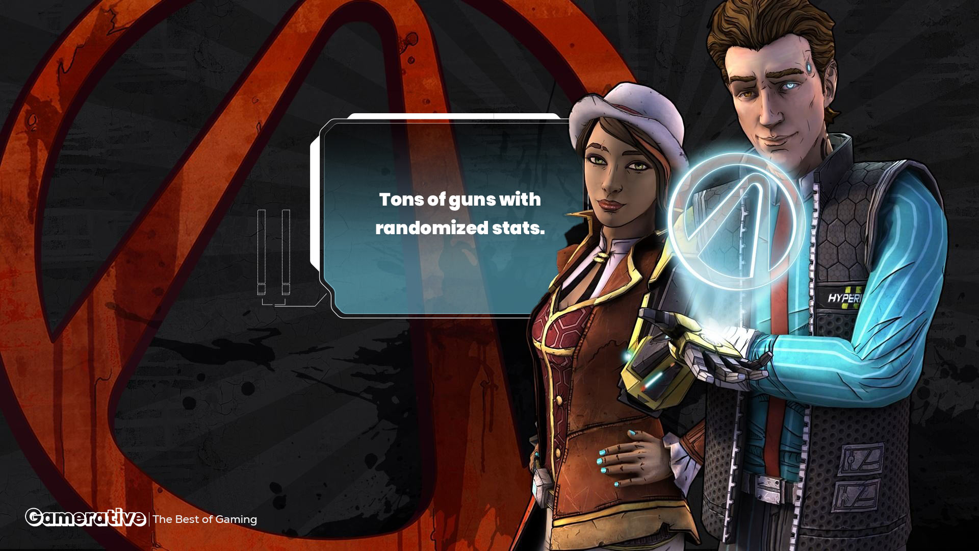 A wallpaper of Borderlands.