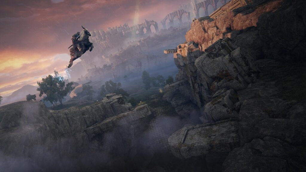  ride your horse and traverse lands in Elden Ring. 