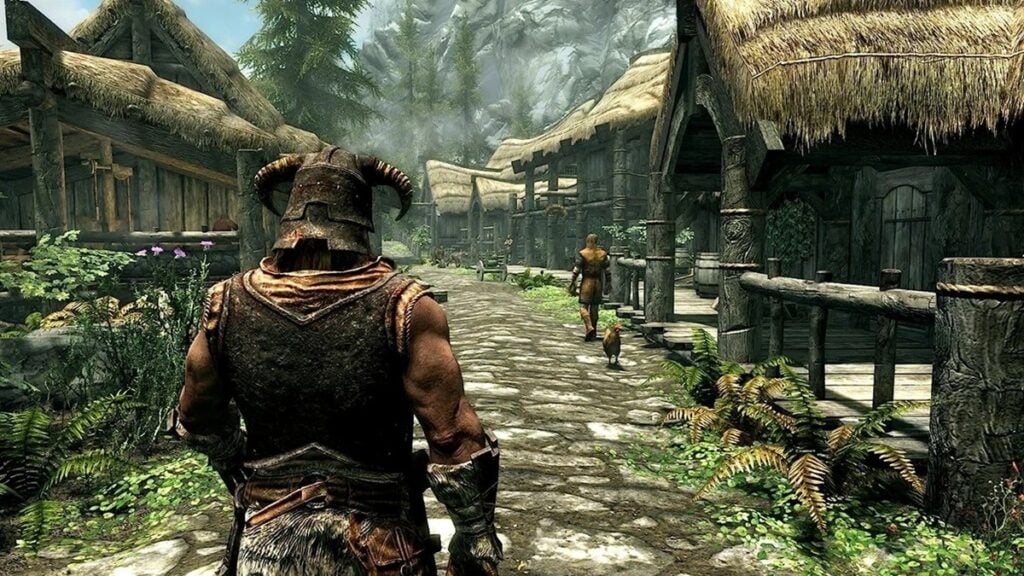 A wallpaper of The Elder Scrolls V: Skyrim