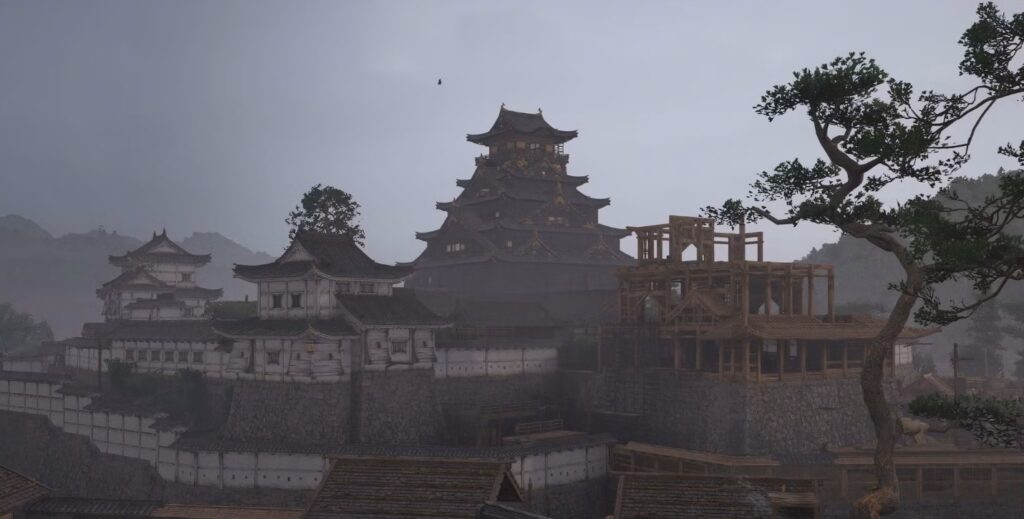 picture of a majestic castle in Assassin’s Creed Shadows
