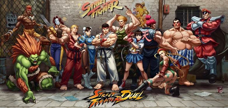 A wallpaper of Street Fighter