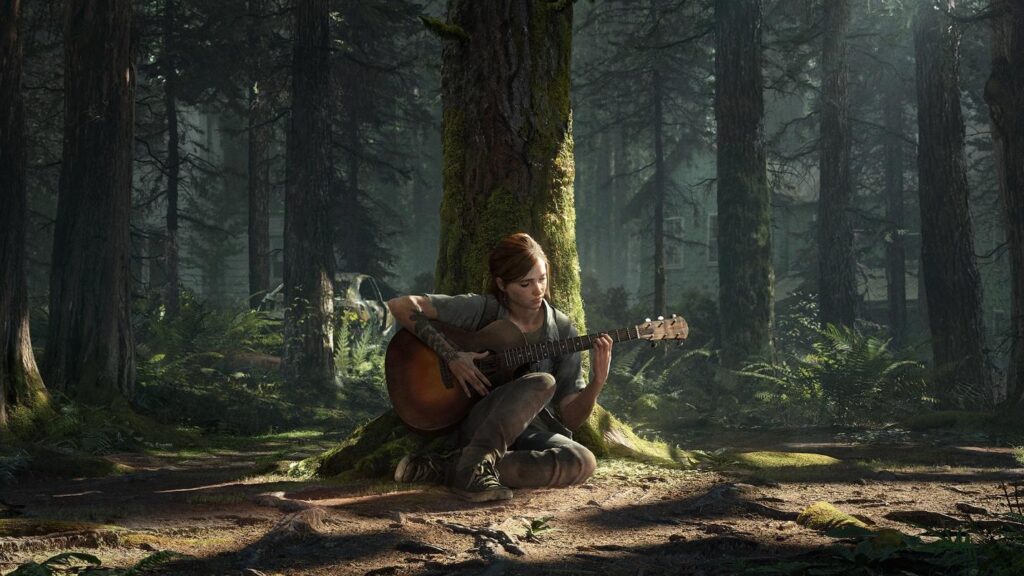 A wallpaper of The Last of Us Part II