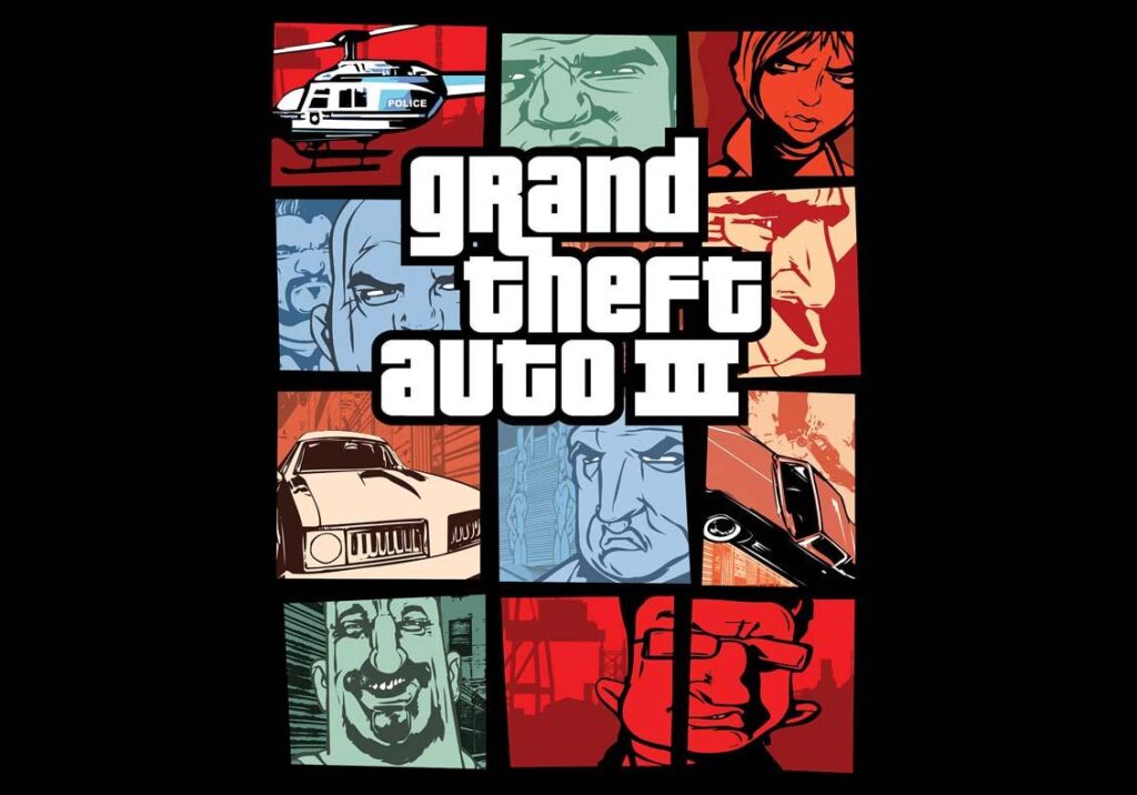 A wallpaper of GTA III