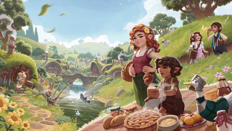 Official art of Tales of Shire: A Lord of the Rings game