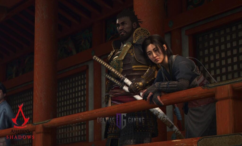 a picture of Naoe and Yasuke, the two Protagonists of Assassin’s Creed Shadows