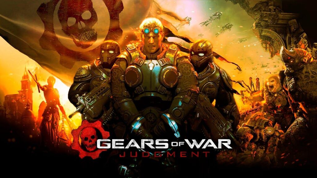 A wallpaper of Gears of War Judgment
