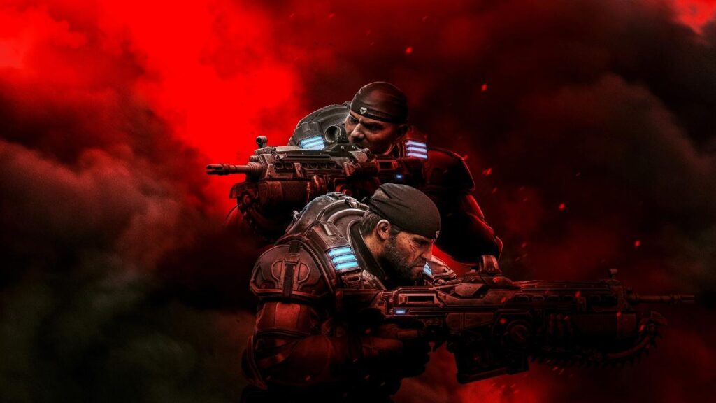 A wallpaper of Gears of War