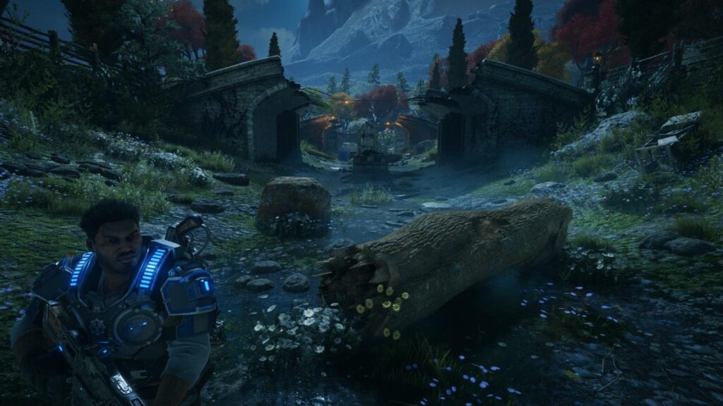 A wallpaper of Gears of War