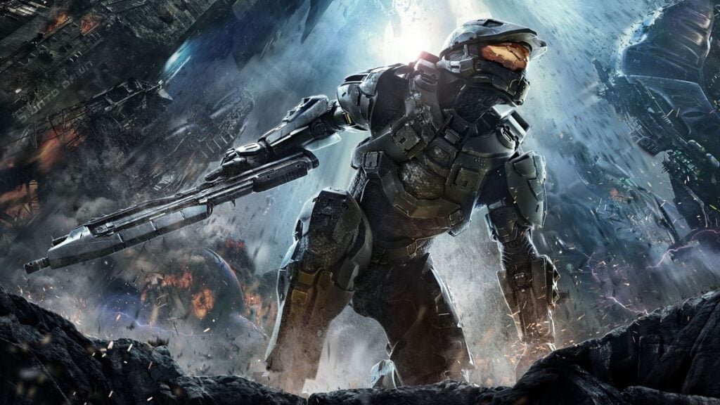 A wallpaper of the Halo Series