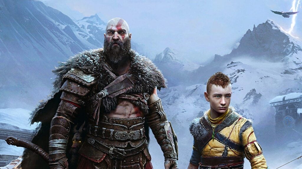 A wallpaper of God of War: Ragnarok