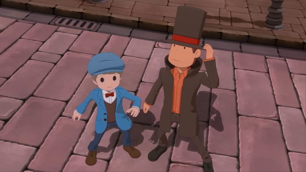 Image of Professor Layton and the New World of Steam gameplay