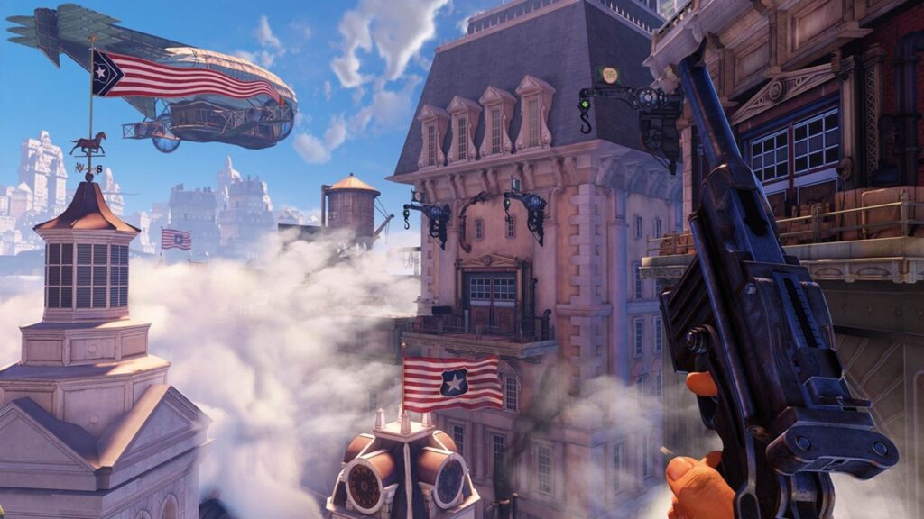 An official picture of BioShock Infinite