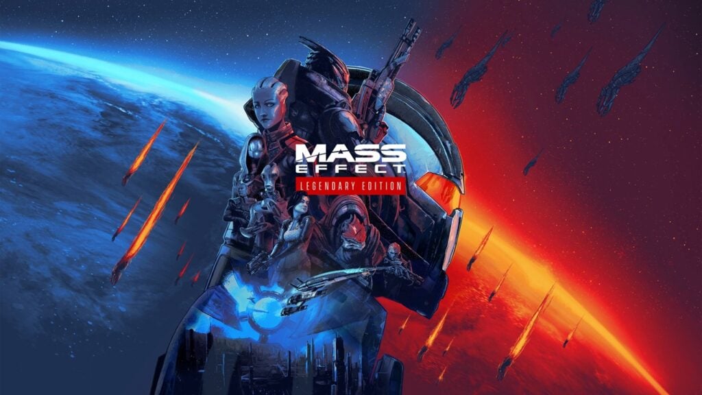 A wallpaper of Mass Effect